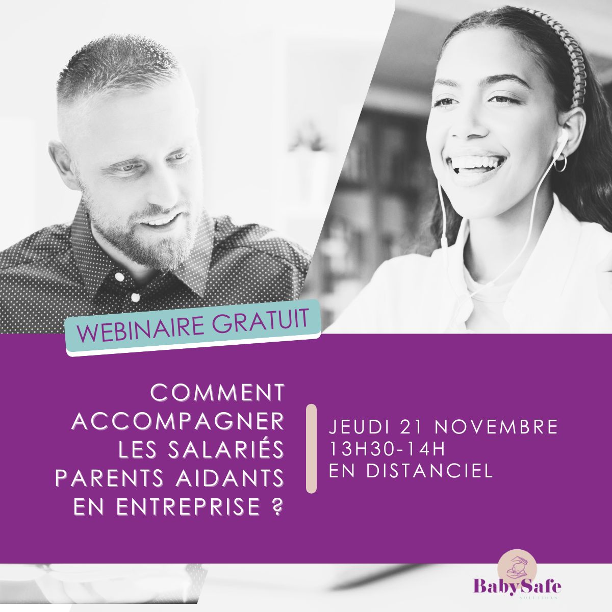 Webinaire DRH / Dirigeants : Les leviers pour accompagner vos salariés aidants.