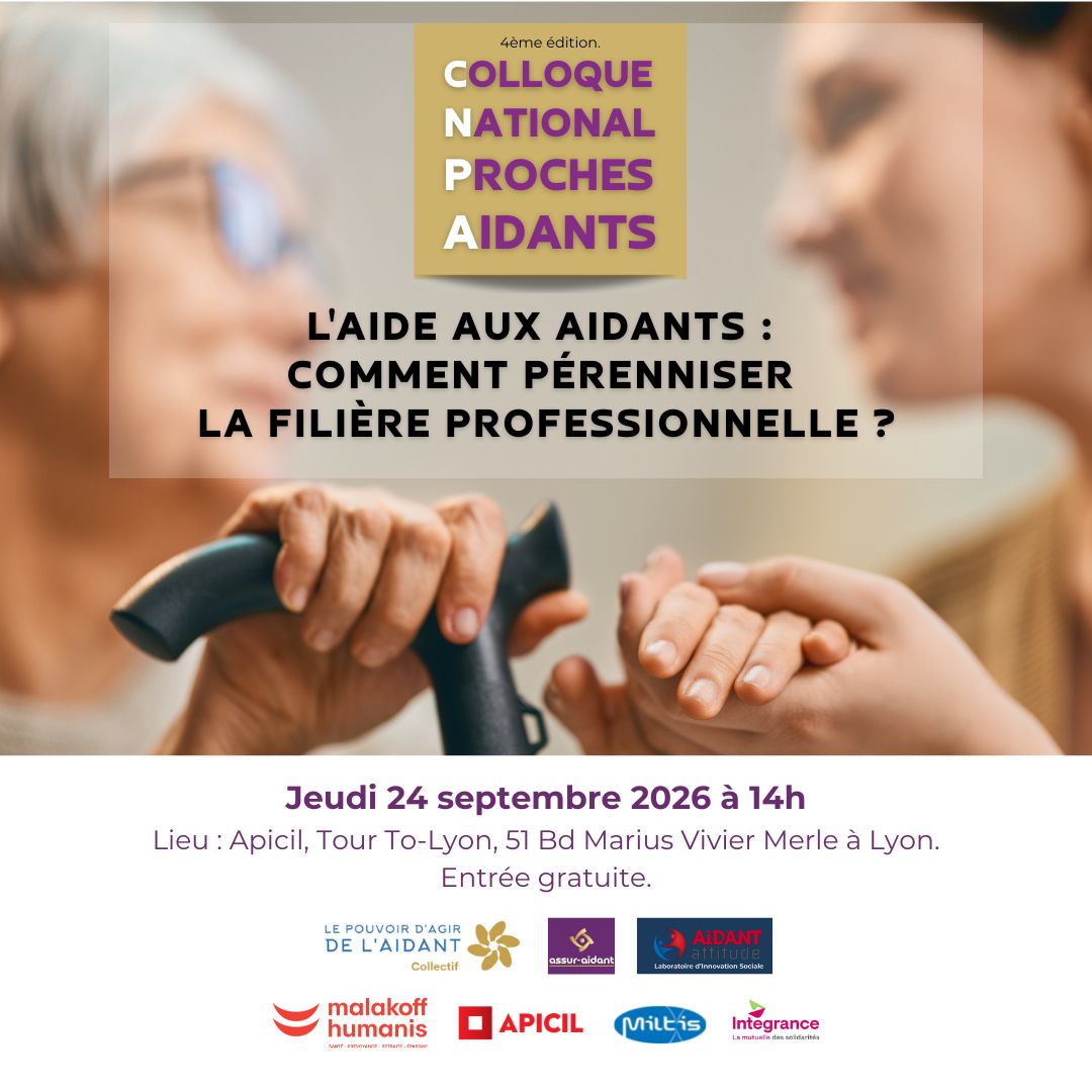 DECLINAISON INSTA (1080 x 1080 px) (2) Affiche du Colloque National des Proches Aidants 2026